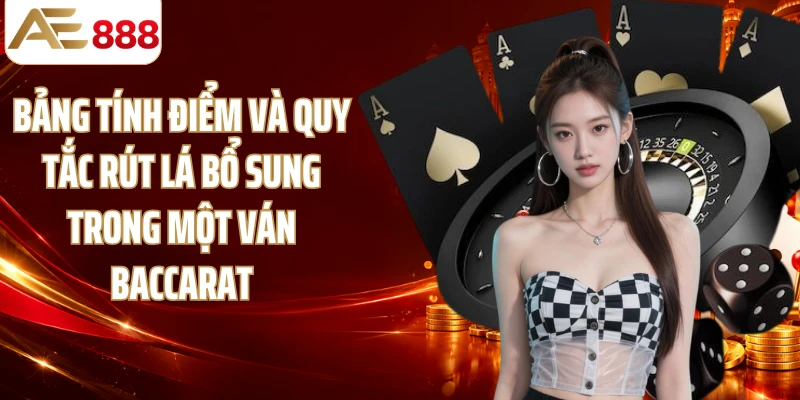 Bảng tính điểm và quy tắc rút lá bổ sung trong một ván Baccarat
